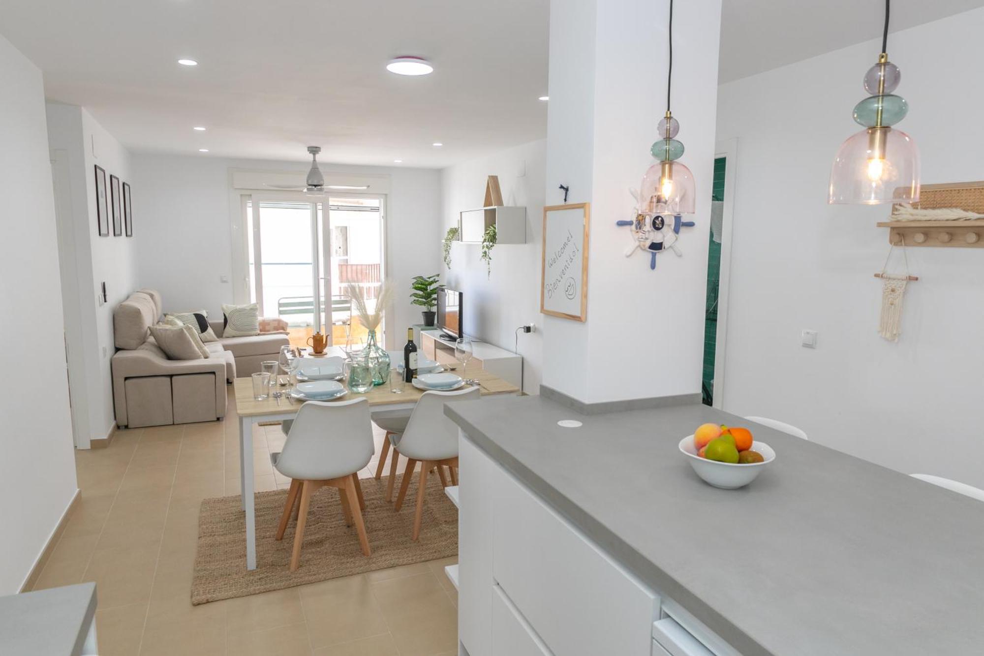 Casa Melva - Primera Linea Con Terraza, Moderno Barbate Luaran gambar